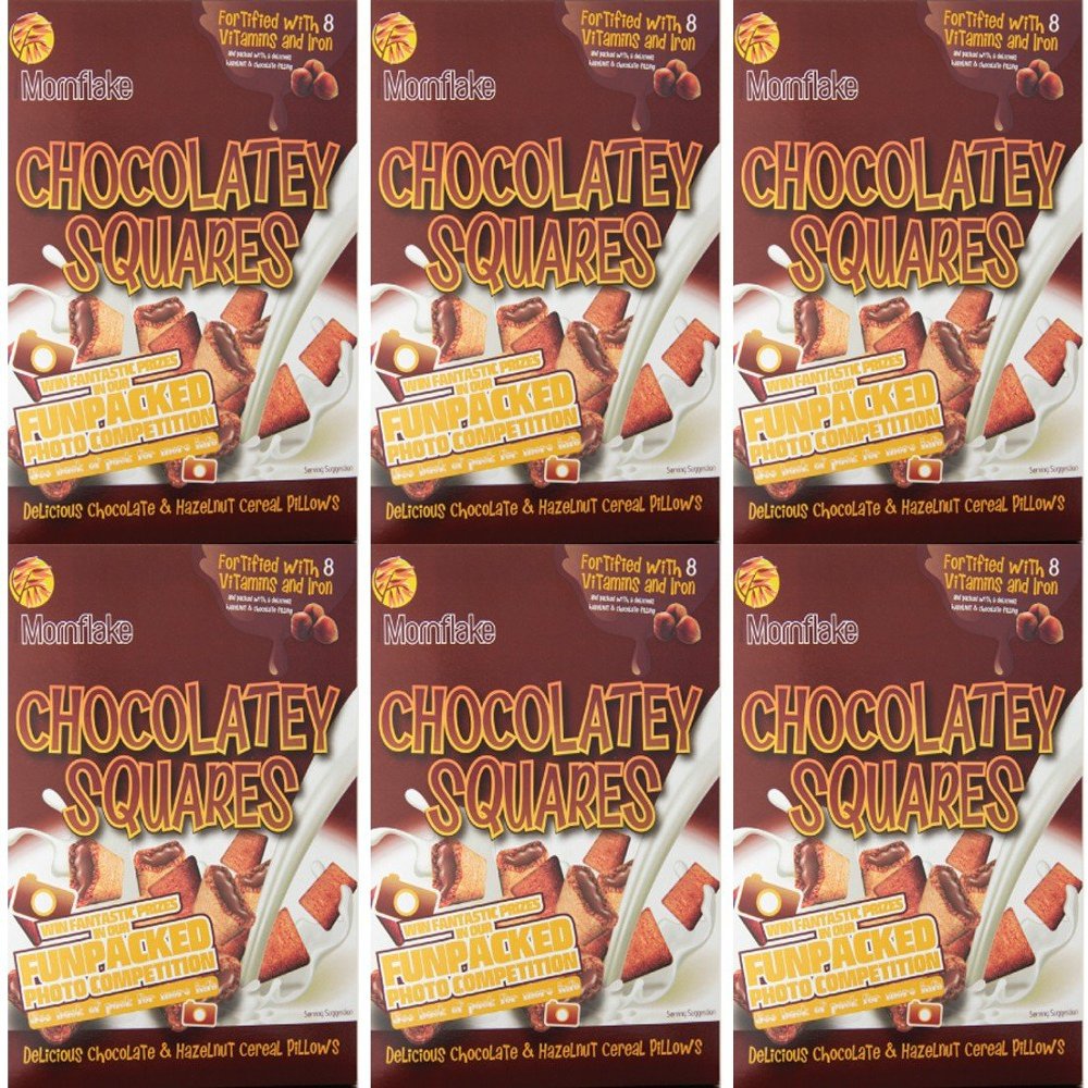 (6 PACK) - Mornflake - Chocolatey Squares | 375g | 6 PACK BUNDLE