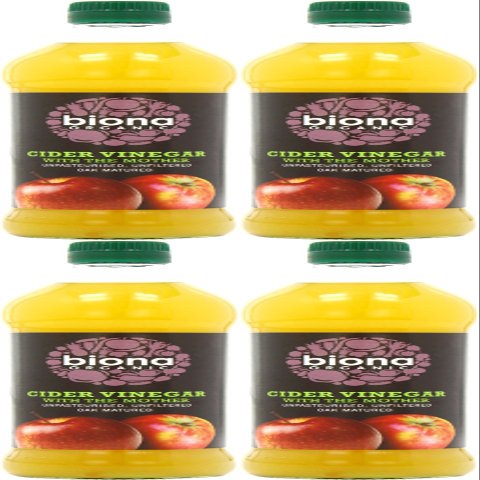 (4 PACK) - Biona - Organic Cider Vinegar | 500ml | 4 PACK BUNDLE