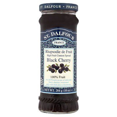 (6 PACK) - St Dalfour - Black Cherry Fruit Spread | 284g | 6 PACK BUNDLE
