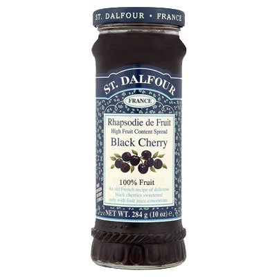 (6 PACK) - St Dalfour - Black Cherry Fruit Spread | 284g | 6 PACK BUNDLE