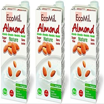 (3 PACK) - Ecomil - Almond Drink + No Added Sugar | 1000ml | 3 PACK BUNDLE