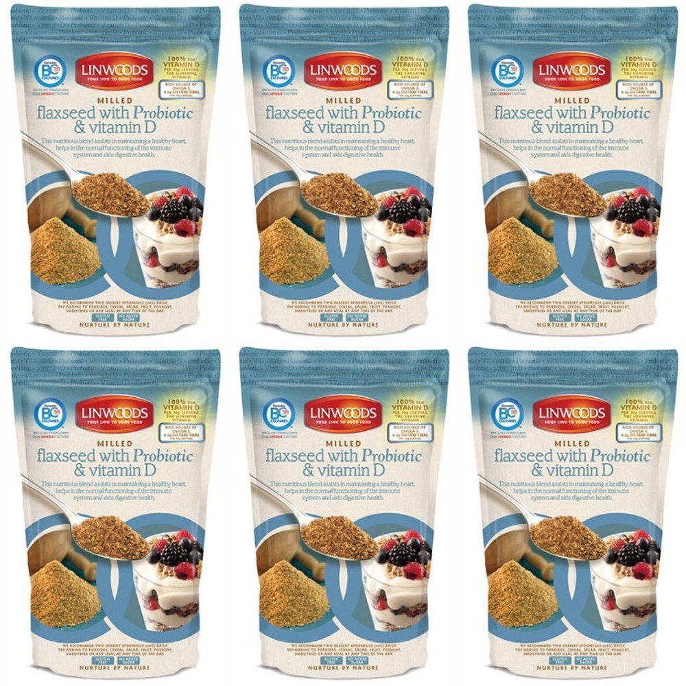 (6 PACK) - Linwoods - Flaxseed Probiotic & Vit D | 360g | 6 PACK BUNDLE