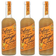(3 Pack) - Belvoir - Organic Ginger Cordial | 500ml | 3 Pack Bundle