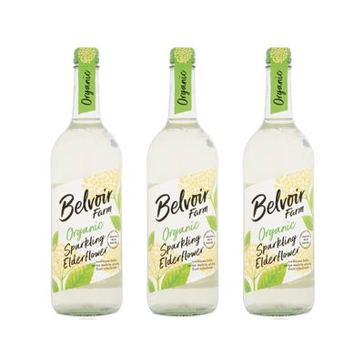 (3 Pack) - Belvoir - Organic Elderflower Presse | 750ml | 3 Pack Bundle