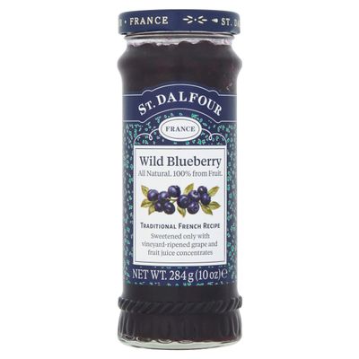 (2 Pack) - St Dalfour - Blueberry Fruit Spread | 284g | 2 PACK BUNDLE
