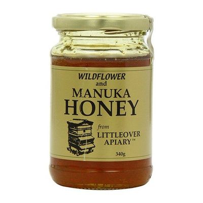 (12 PACK) - Littleover Apiaries - Wildflower & Manuka Honey | 340g | 12 PACK BUNDLE
