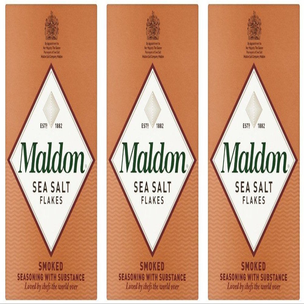(3 PACK) - Maldon Salt - Smoked Sea Salt | 125g | 3 PACK BUNDLE