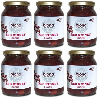 (6 PACK) - Biona - Org Kidney Beans | 350g | 6 PACK BUNDLE