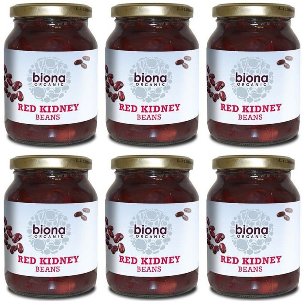 (6 PACK) - Biona - Org Kidney Beans | 350g | 6 PACK BUNDLE
