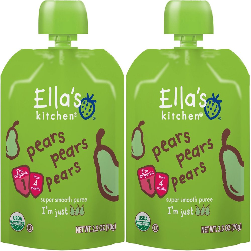 (2 Pack) - Ellas Kitchen - First Taste - Pears | 70g | 2 PACK BUNDLE