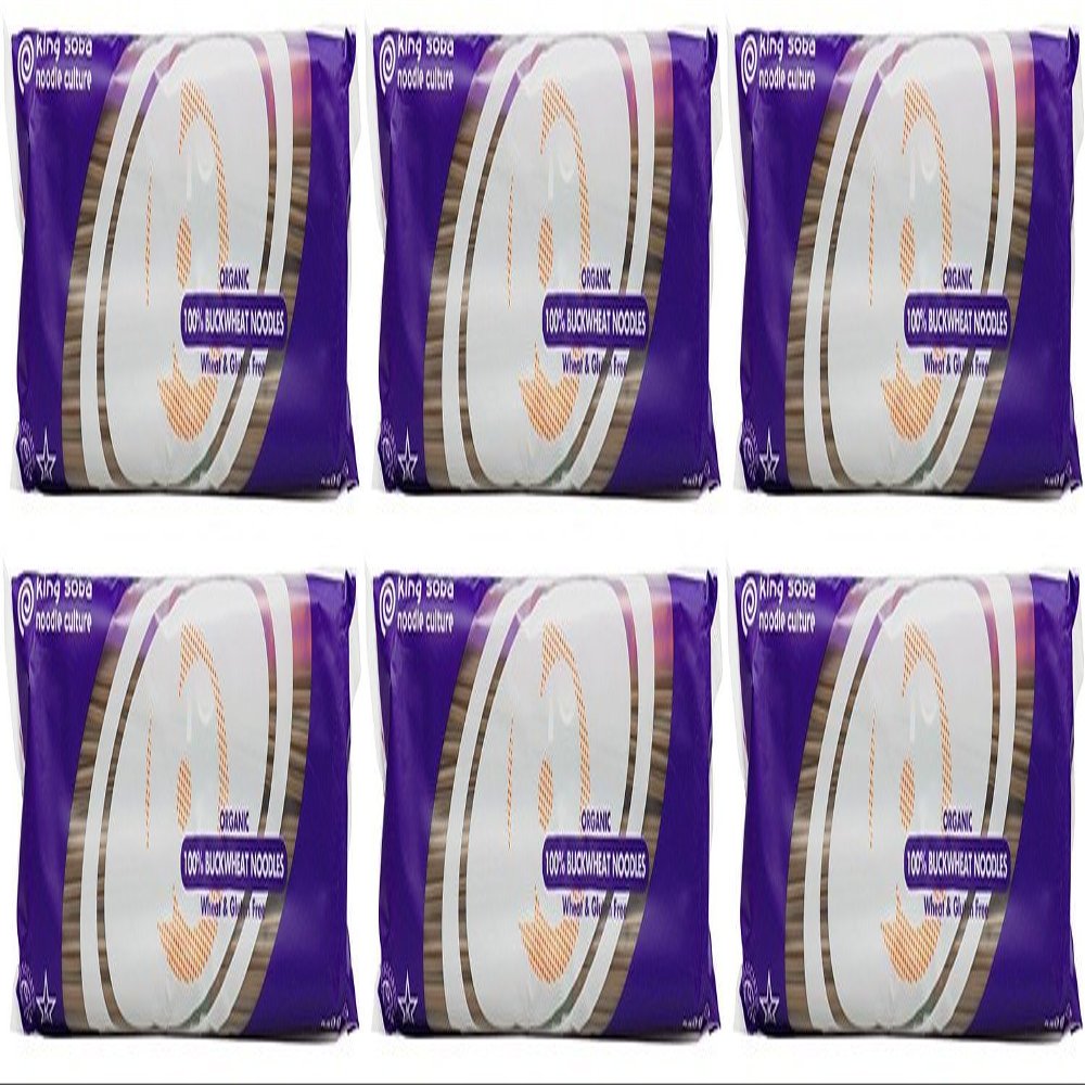 (6 PACK) - King Soba - Org 100% Buckwheat Noodles | 250g | 6 PACK BUNDLE