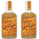(2 Pack) - Belvoir - Organic Ginger Cordial | 500ml | 2 Pack Bundle