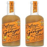 (2 Pack) - Belvoir - Organic Ginger Cordial | 500ml | 2 Pack Bundle