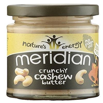 (4 PACK) - Meridian - 100% Crunchy Cashew Butter | 170g | 4 PACK BUNDLE