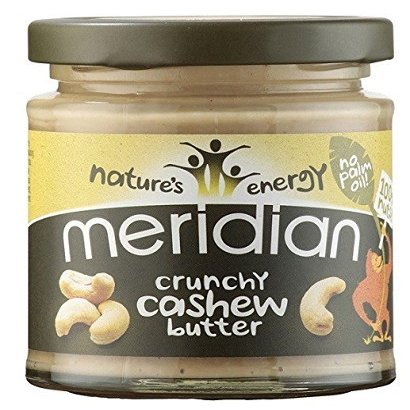 (4 PACK) - Meridian - 100% Crunchy Cashew Butter | 170g | 4 PACK BUNDLE