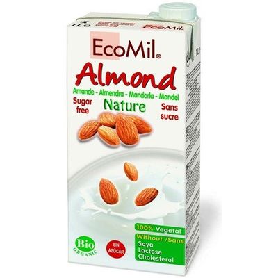 (2 Pack) - Ecomil - Almond Drink + No Added Sugar | 1000ml | 2 PACK BUNDLE