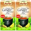 (2 Pack) - Yogi Tea - Green Tea Ginger Lemon Tea | 17 Bag | 2 PACK BUNDLE view 1