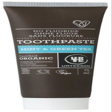 (6 PACK) - Urtekram - Mint with Green Tea Toothpaste | 75ml | 6 PACK BUNDLE