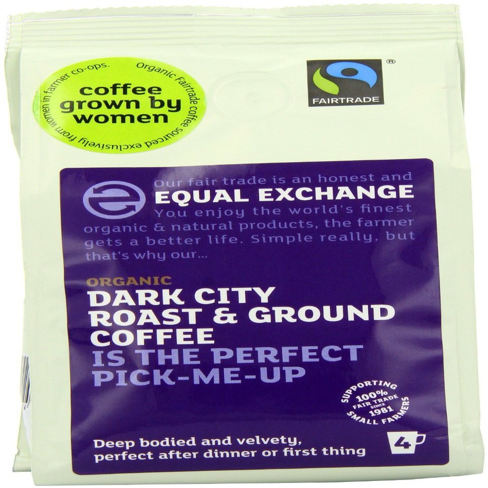 (12 PACK) - Equal Exchange - Org F/T Dark Ground Coffee | 227g | 12 PACK BUNDLE