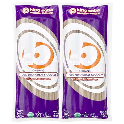 (2 Pack) - King Soba - Org 100% Buckwheat Noodles | 250g | 2 PACK BUNDLE