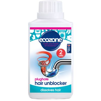 Ecozone | Plughole Hair Unblocker | 6 x 250ml