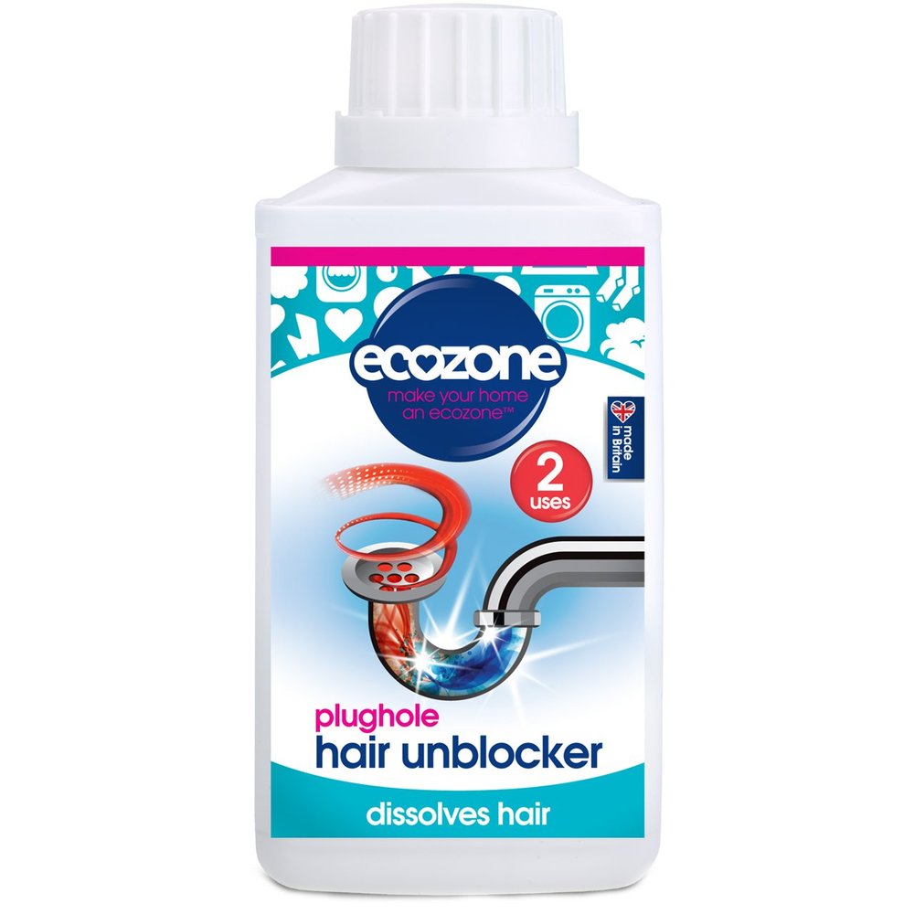 Ecozone | Plughole Hair Unblocker | 6 x 250ml