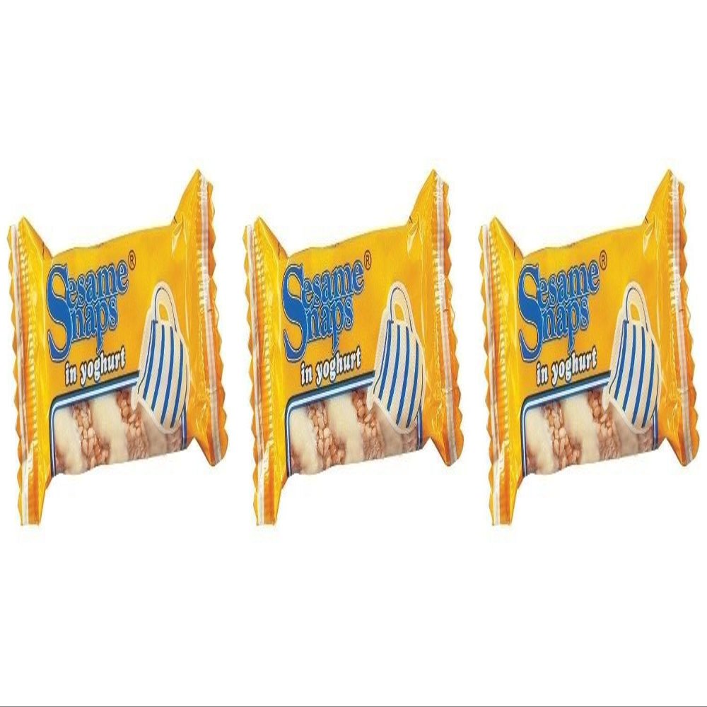 (3 PACK) - Sesame Snaps Sesame Snaps With Yoghurt | 30 x 24g x | 3 PACK - SUP...