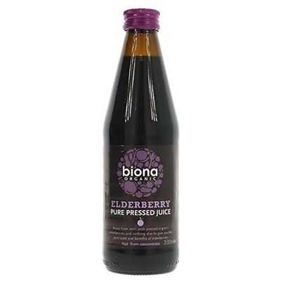 Biona | Elderberry Pure Superjuice | 3 x 6 x 330ml