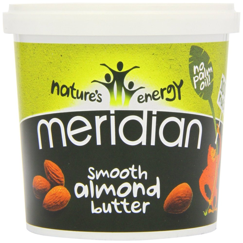 (10 PACK) - Meridian - Natural Almond Butter Smooth | 1000g | 10 PACK BUNDLE