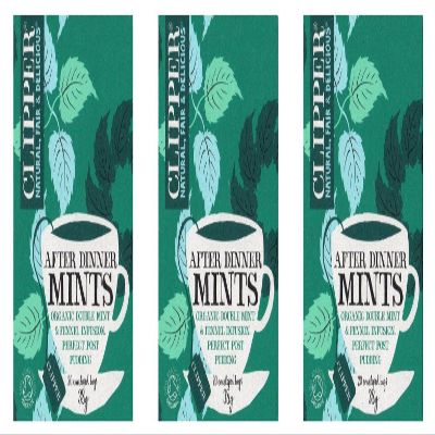 (3 PACK) - Clipper After Dinner Mints - Double Mint & Fennel | 20 Ba x 6 Bags...