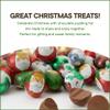 Christmas Chocolates Foil Mix 500g - Chocolate Santas, Snowmen & Puddings - Solid Chirstmas Balls - Christmas Santa Chocolate - For Table Decoration & Stocking Fillers view 4