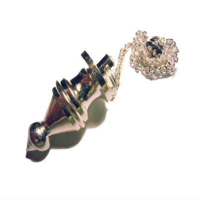 Metal pendulum dowser many variations (Type 30 small tower silver-coloured)