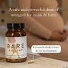 Bare Biology Omega 3 Pregnancy Supplement - Mums & Bumps Fish Oil Capsules (30 Servings) DHA 560mg, High Strength & 3rd Party Tested for Preconception, Pregnancy & Breastfeeding view 2