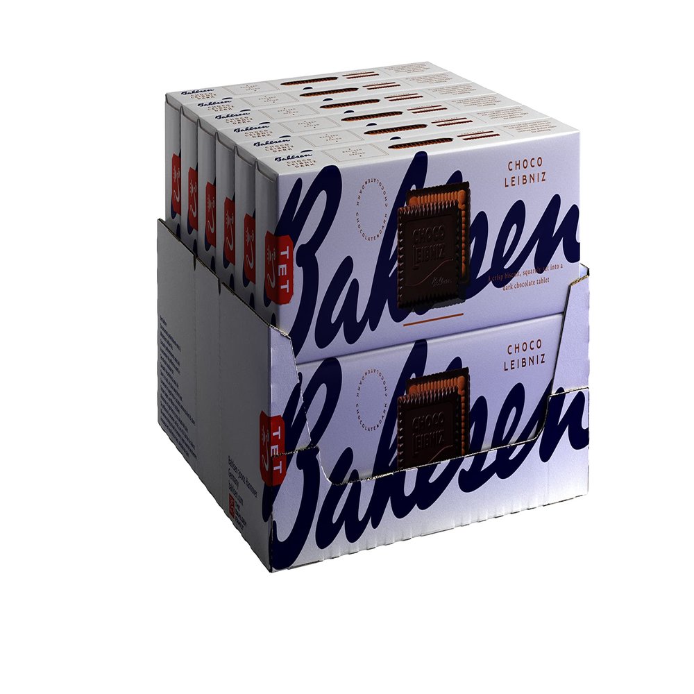 Bahlse Dark Chocolate Leibniz 125g (Pack of 12)