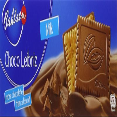 Bahlsen Choco Leibniz Milk Chocolate Biscuits, case of 12 x 125g