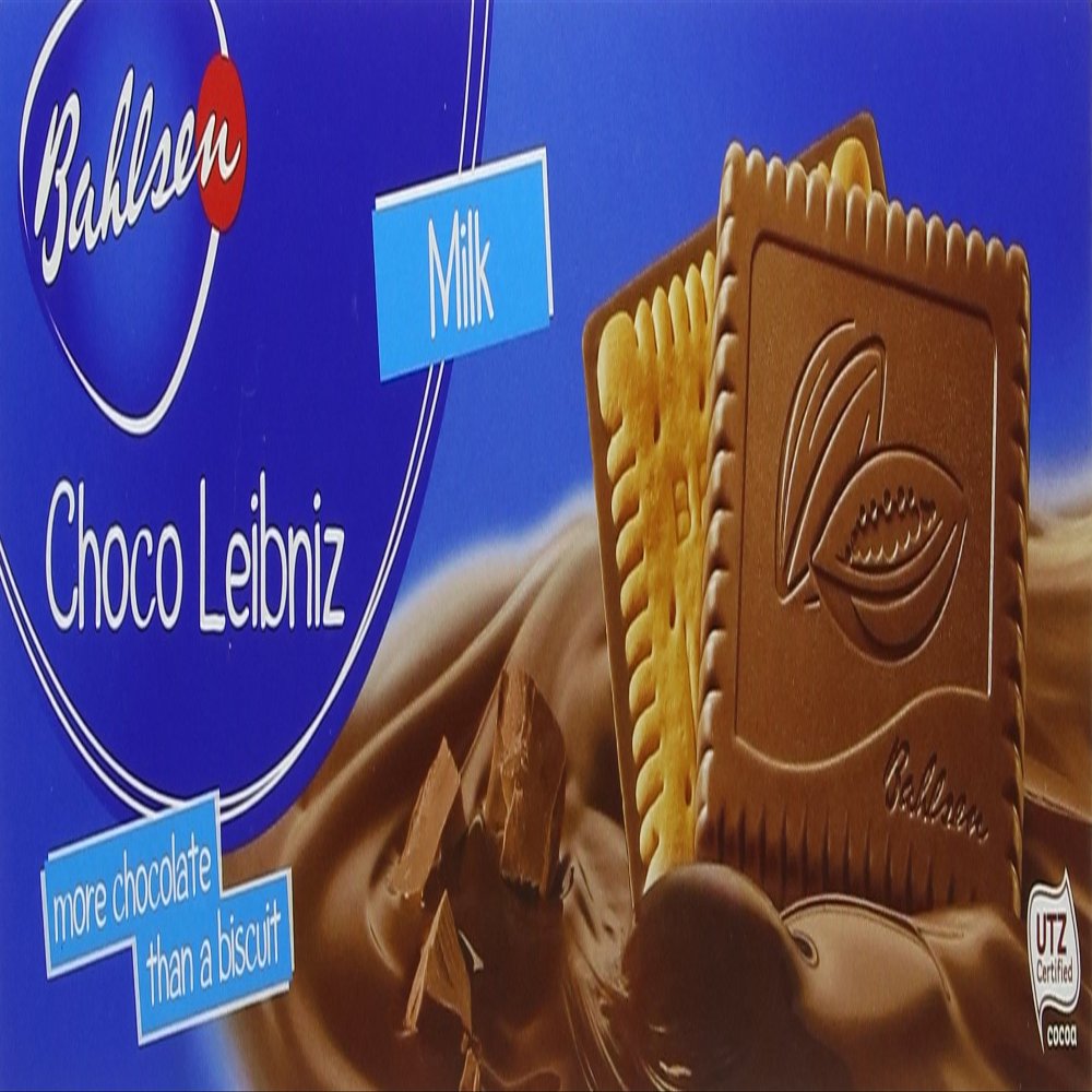 Bahlsen Choco Leibniz Milk Chocolate Biscuits, case of 12 x 125g