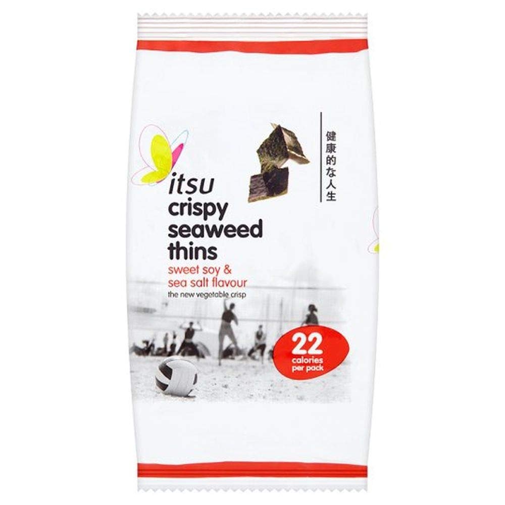 itsu Crispy Seaweed Thins Sweet Soy and Sea salt, 5g