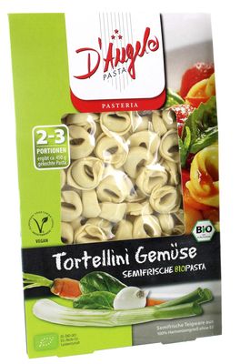 D'Angelo organic RAVIOLI with vegan cheese filling 250g