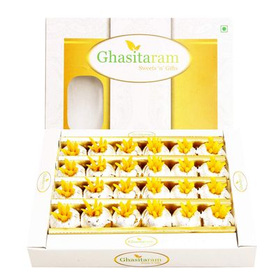 Ghasitaram Gifts Sugar Free Sweets - Almond Pots (400 GMS)