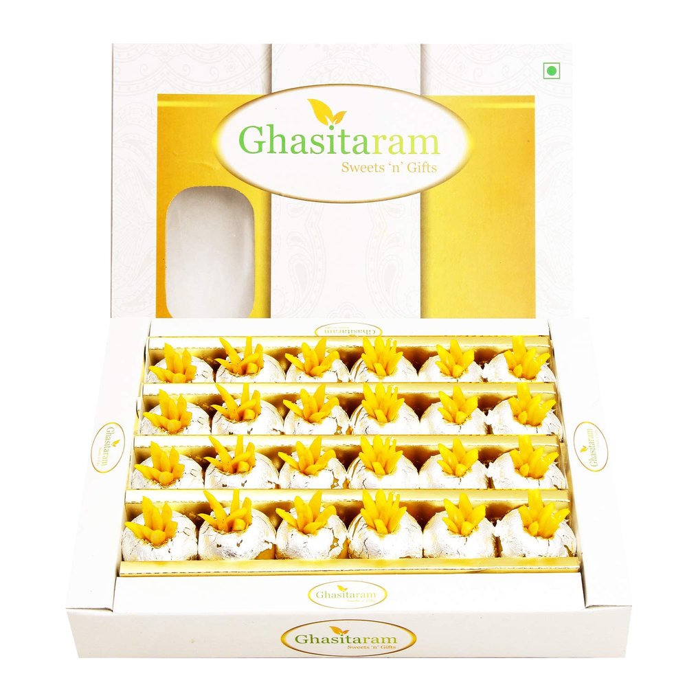 Ghasitaram Gifts Sugar Free Sweets - Almond Pots (400 GMS)