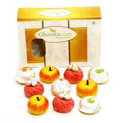 Ghasitaram Gifts Sugar Free Sweets - Pure kaju Mix (200 GMS)