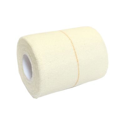 12 Rolls of 7.5CM X 4.5M QUALICARE PRO EAB Elastic Adhesive Bandage Athletic Sports Rugby Lifting Football Ankle Knee Elbow Wrist Muscle Joint Support Tape STRAPING White