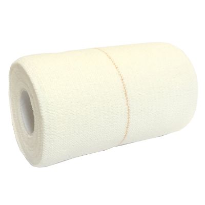 1 ROLL of 10CM X 4.5M QUALICARE PRO EAB Elastic Adhesive Bandage Athletic Sports Rugby Lifting Football Ankle Knee Elbow Wrist Muscle Joint Support Tape STRAPING White