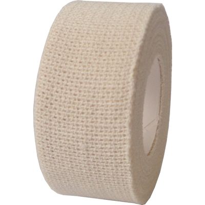 24 Rolls of 2.5CM X 4.5M QUALICARE PRO EAB Elastic Adhesive Bandage Athletic Sports Rugby Lifting Football Hand Thumb Wrist Toe Finger Joint Support Tape STRAPING White