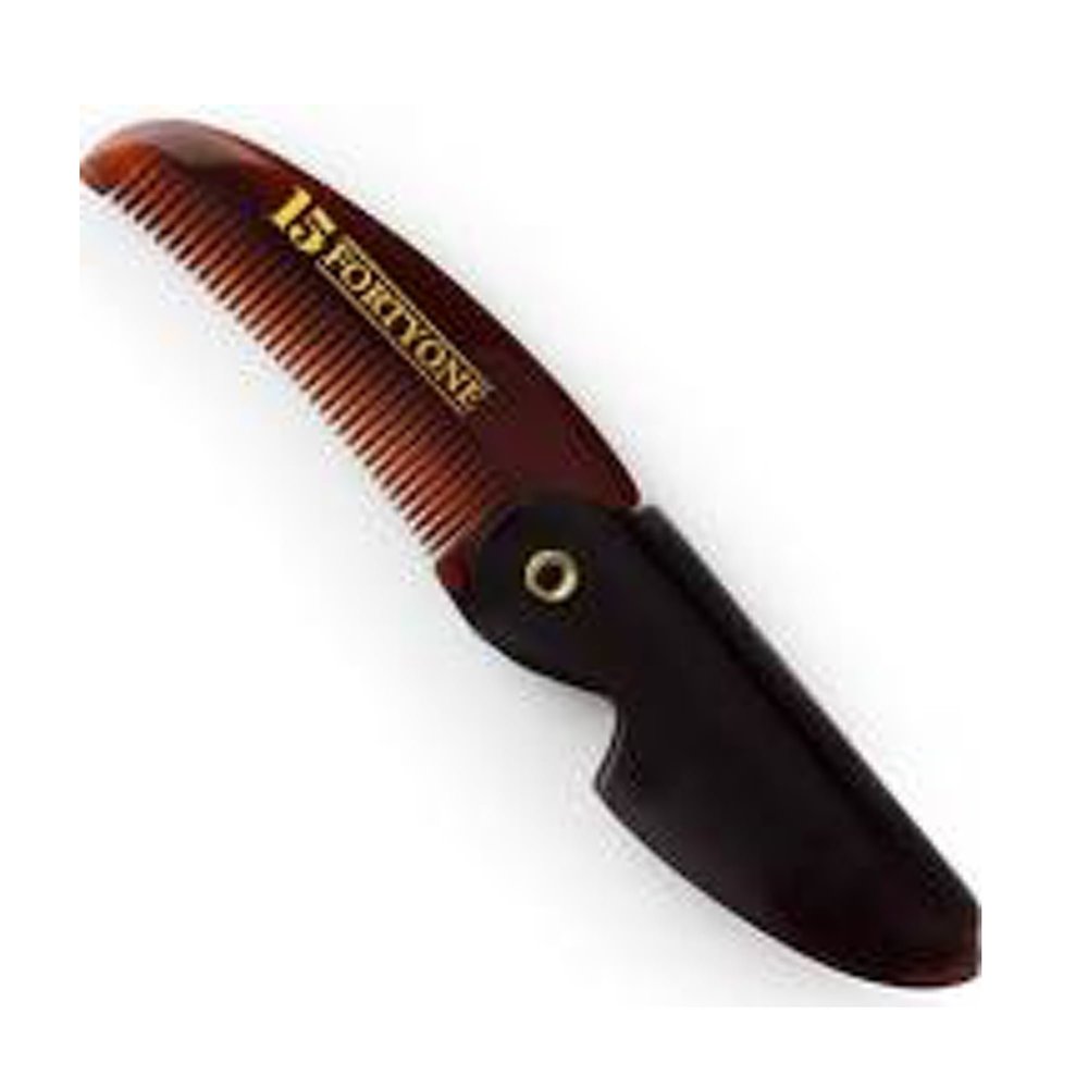 1541 London Folding Pocket Moustache Comb (BC8)