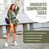 Celeste Stein Therapeutic Graduated Compression Socks, Nude, 15-20 mmHg Queen Plus Calf view 2