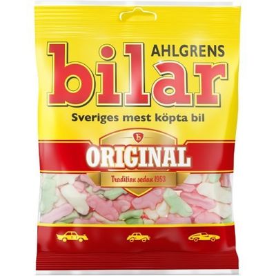 Ahlgrens Bilar Original (Pack of 3) - Fruity Sweets 125g