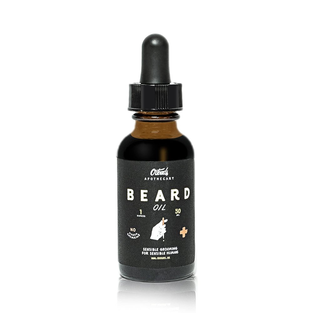 ODouds Beard Oil  Oakmoss & Cedar Scent, Natural & Vegan Beard Conditioner for Softening, Moisturising & Grooming  57g