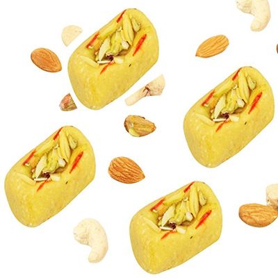 Ghasitaram Gifts Indian Sweets - Kesar Divine (800 GMS)