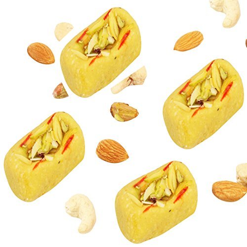 Ghasitaram Gifts Indian Sweets - Kesar Divine (800 GMS)